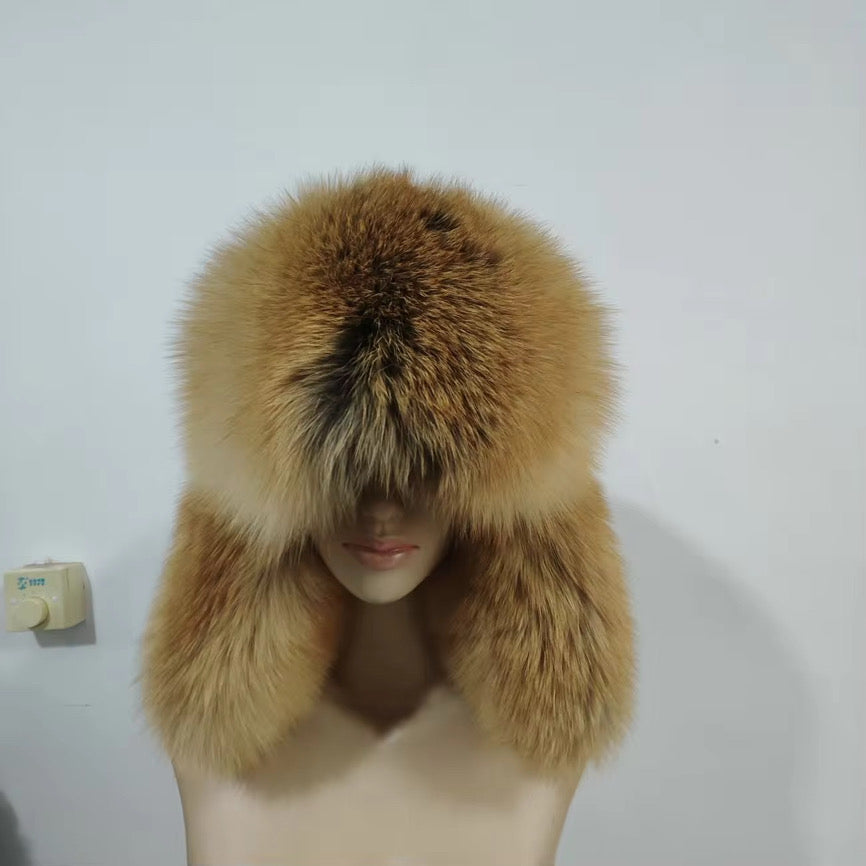 Russian Style Natural Fox Trapper