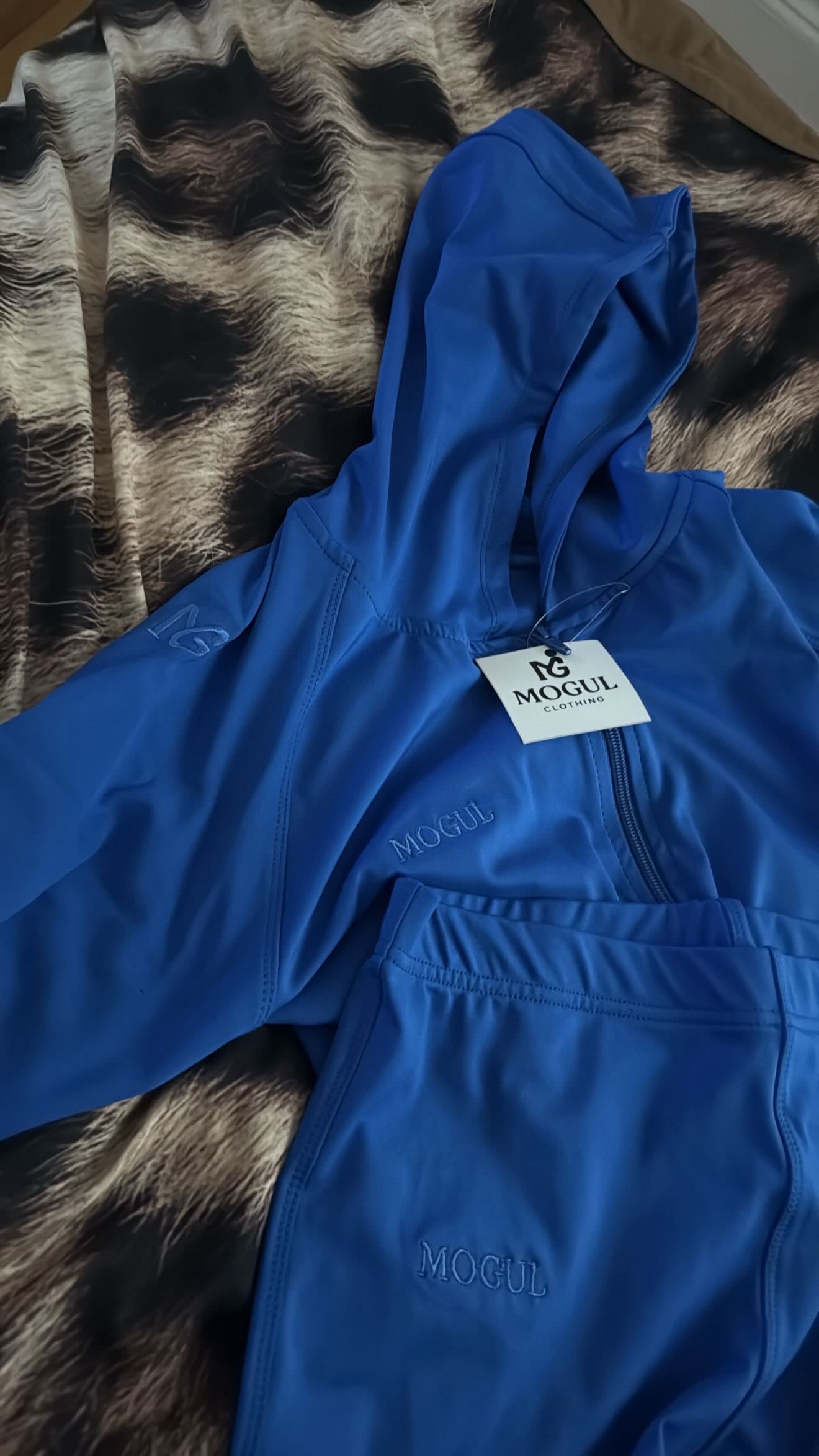 Blue Soft touch Co-ord